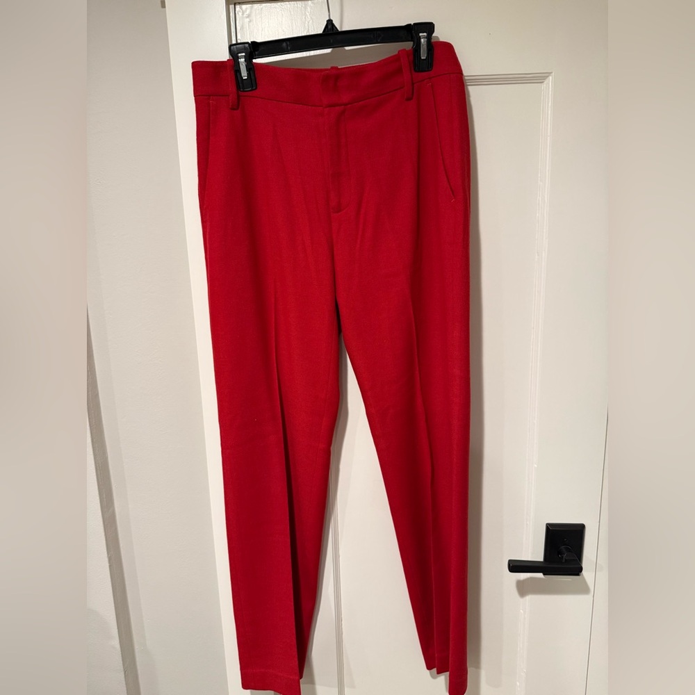 Vince Women’s Bold Red Dress Pants
